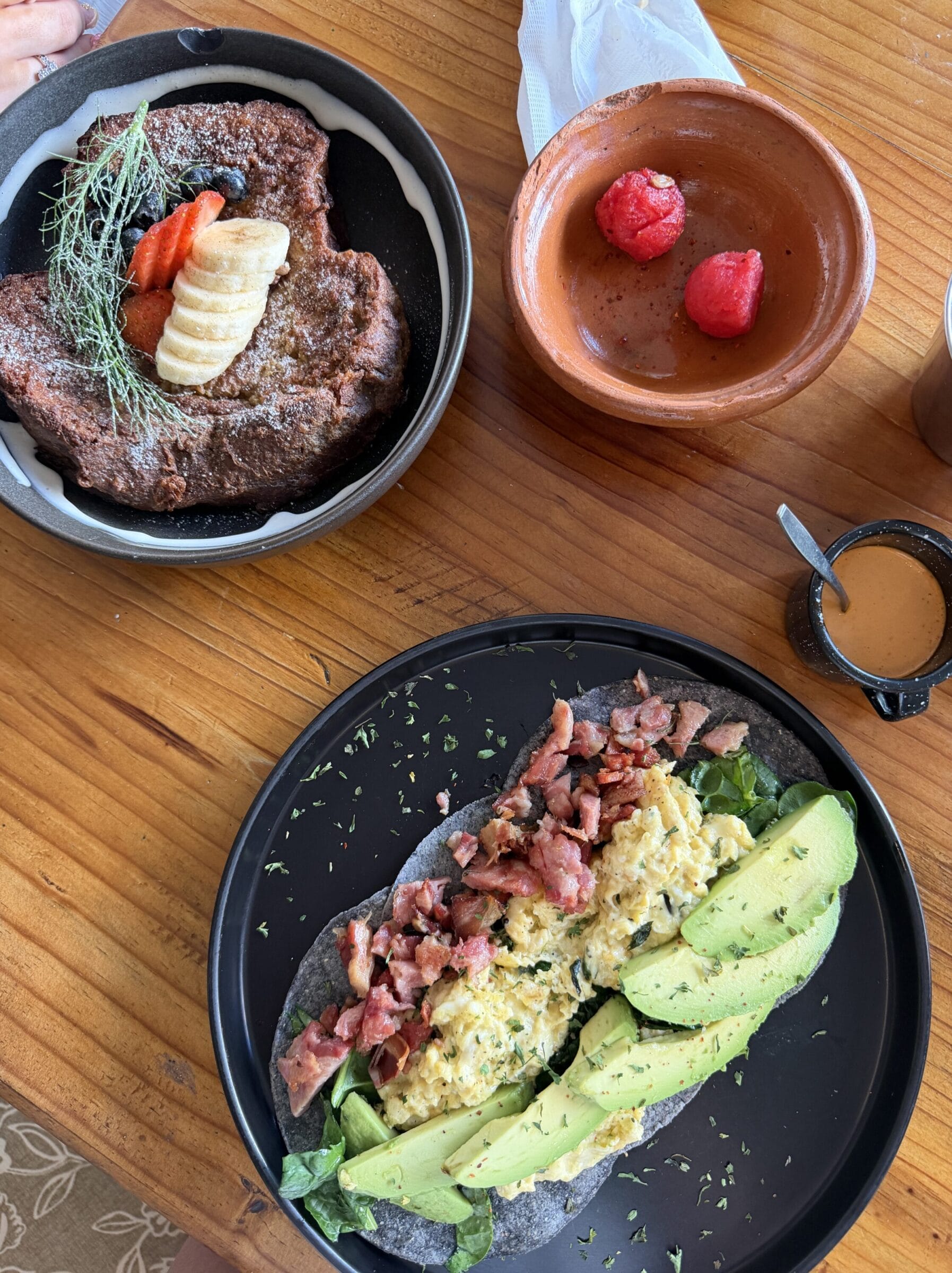 brunch from Calmate Cafe