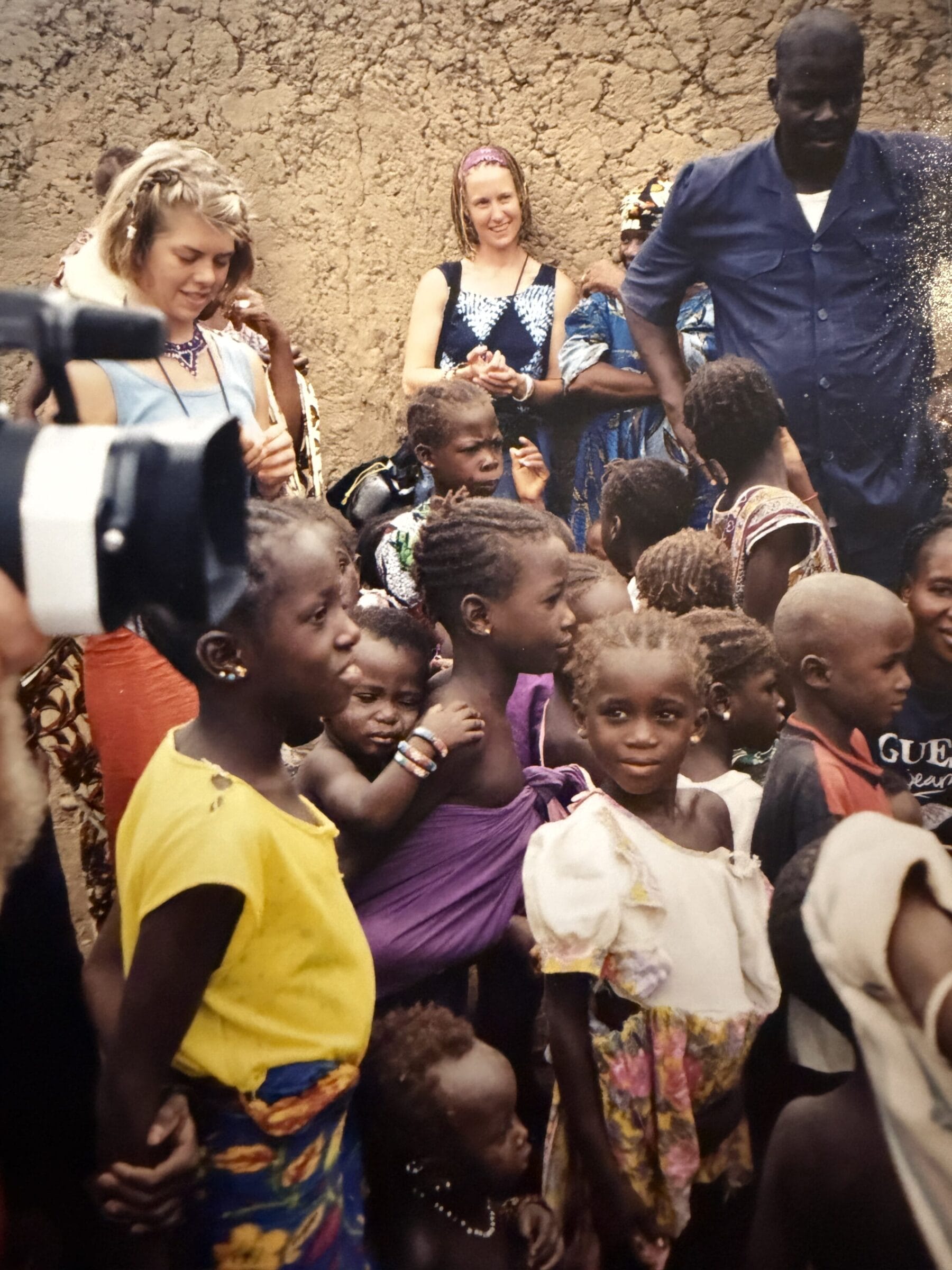 Otehlia in Mali West Africa at a party circa 2001