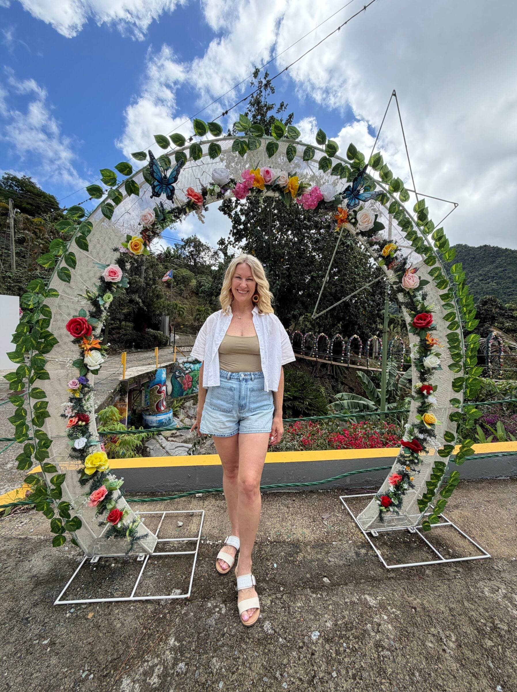 Standing at Tres Picachos