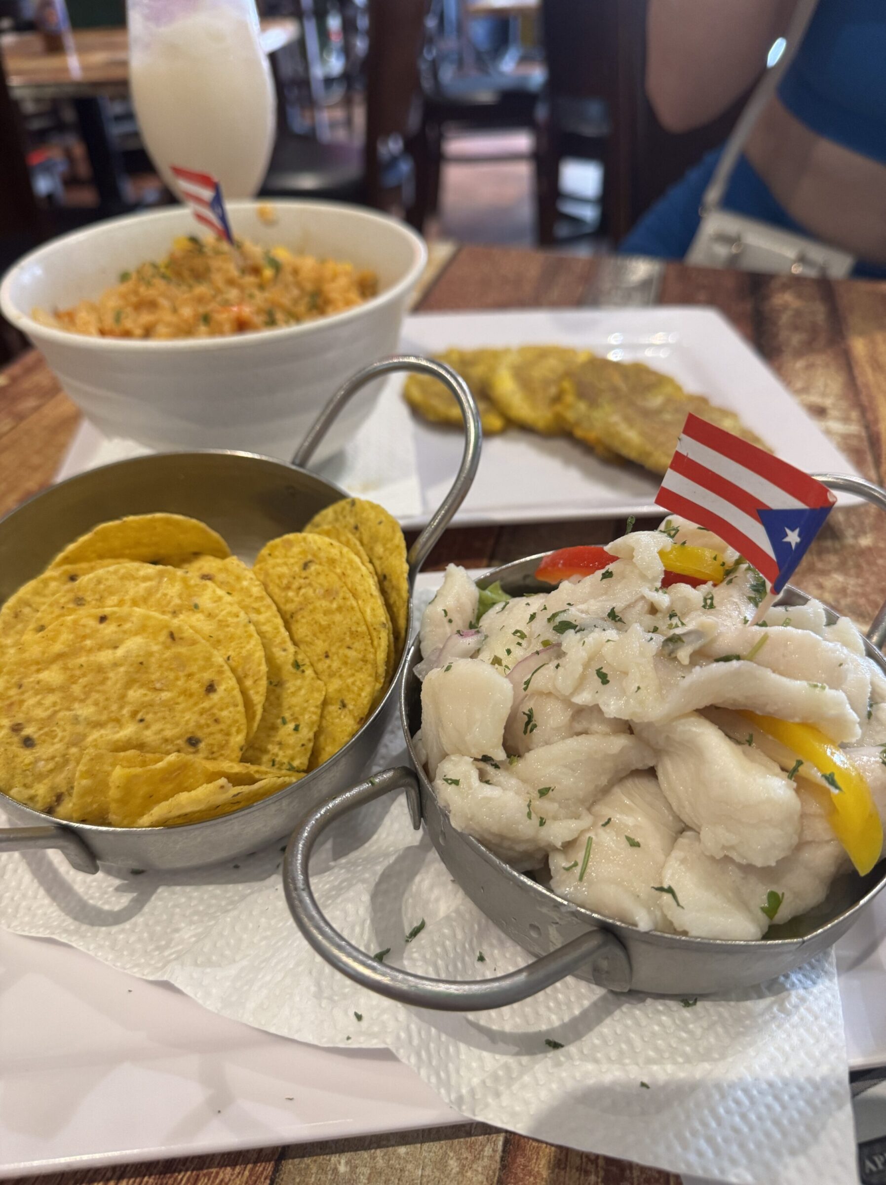 plate of traditional Puerto Rican food